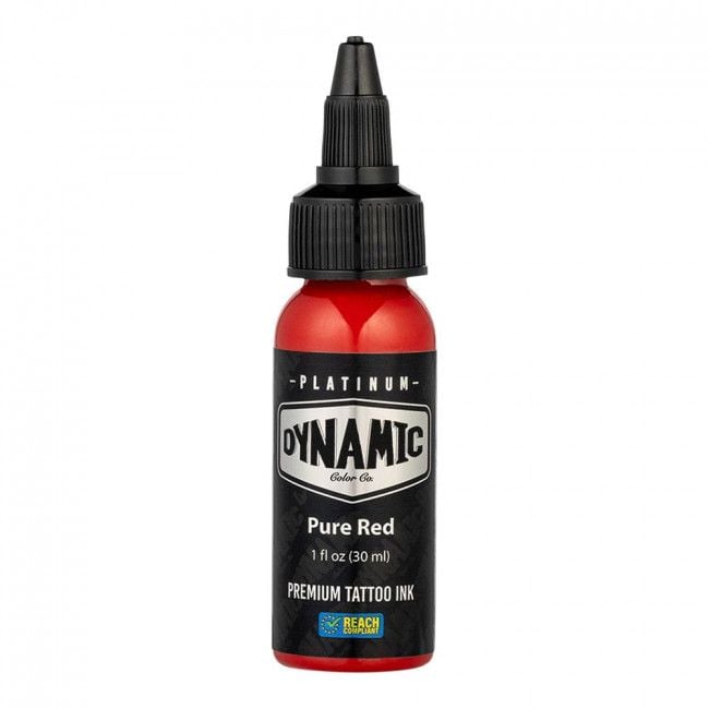 PURE RED 30ml - DYNAMIC PLATINUM TATTOO INK REACH