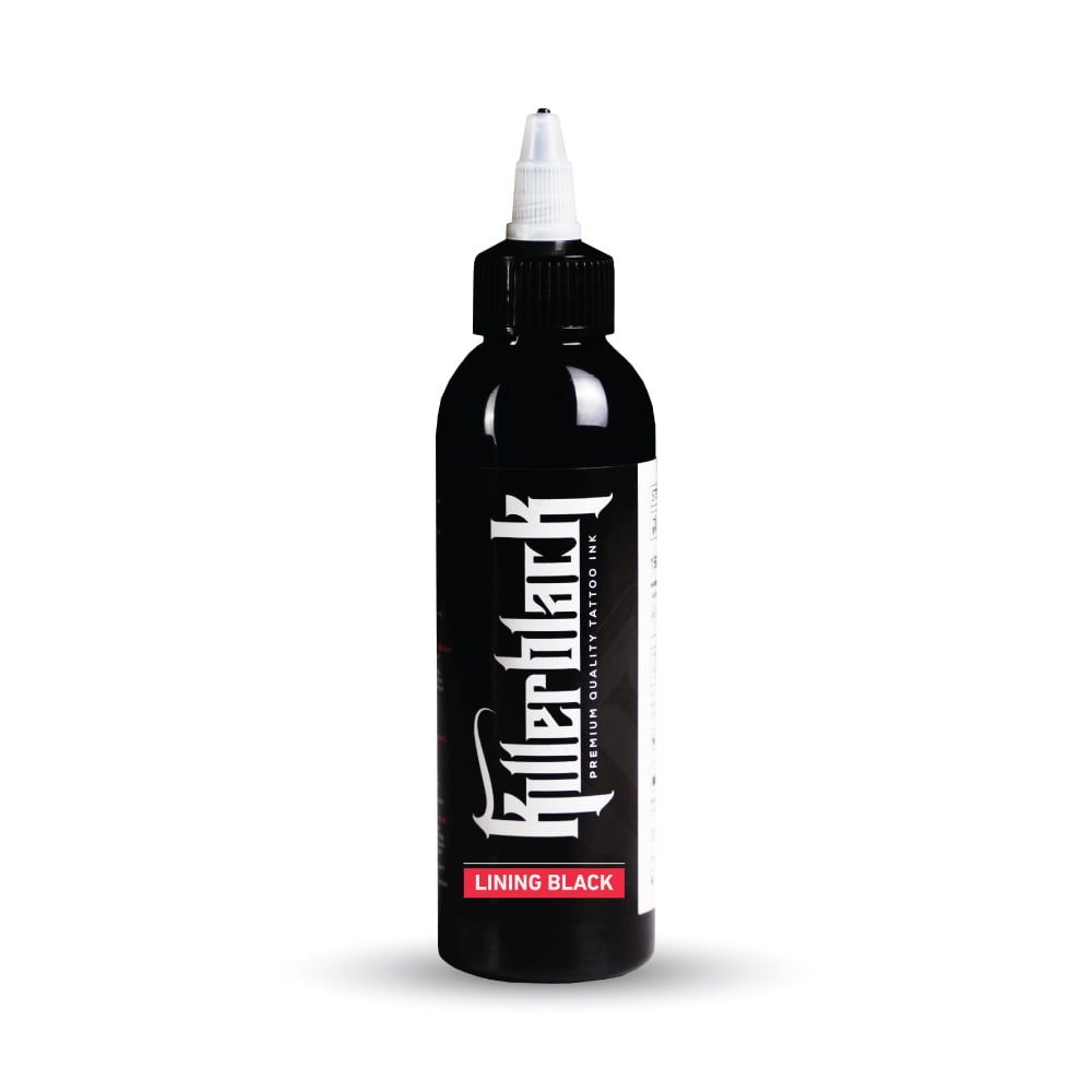 KILLERBLACK TATTOO INK - LINING BLACK 150ml - EUROPE