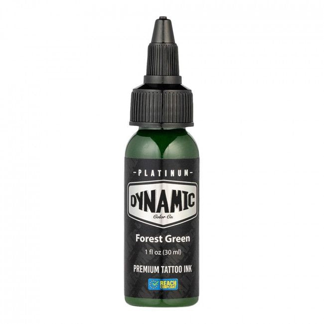 FOREST GREEN 30ml - DYNAMIC PLATINUM TATTOO INK REACH