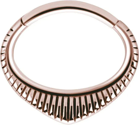Rose Gold Hinged Rings