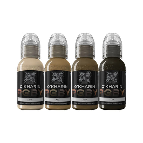 World Famous Limitless 4x30ml - Sasha O'kharin RGBY Green Set