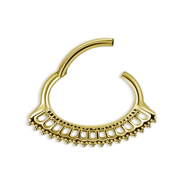 GD 316 HINGED SEPTUM &amp; DAITH CLICKERS 1,2x6mm mod.10