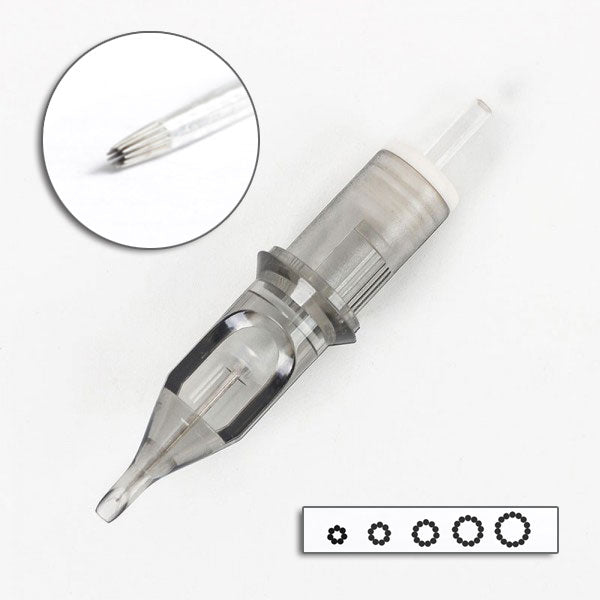 EZ REVOLUTION CARTRIDGE 20pcs - 7 hollow liner 0,35mm Medium Taper