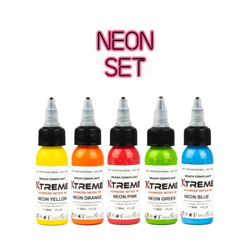 XTreme Ink 5x30ml - NEON SET