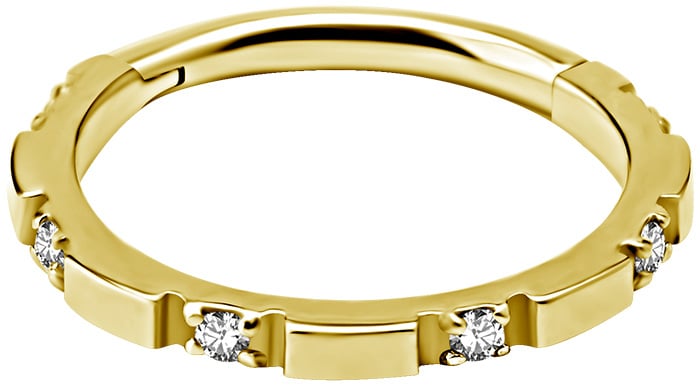 GD 316 HINGED RING SET with Jewels
