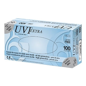 GUANTO VINILE UVI POWDER FREE 100pz