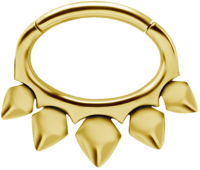 GD 316 HINGED SEPTUM &amp; DAITH CLICKERS 1,2x6mm mod.14