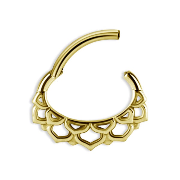 GD 316 HINGED SEPTUM &amp; DAITH CLICKERS 1,2x6mm mod.6