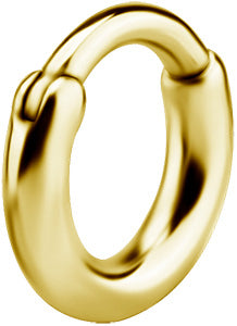 GD 316 HOOP EARRINGS (PAIR) 0,8x10mm - mod. 06