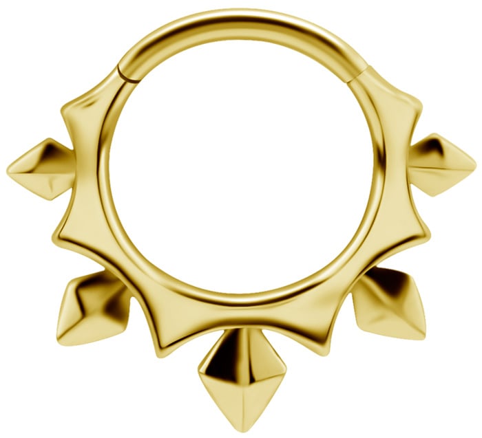 GD 316 HINGED CLICKER (PYRAMIDS &amp; SPIKES)