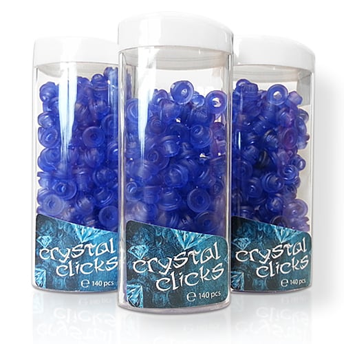 Crystal Clicks &amp; Dispenser 140pcs